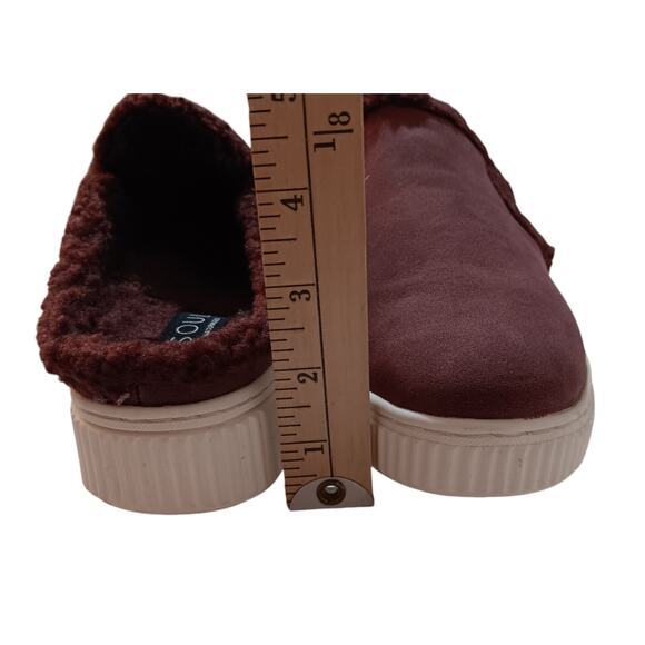 NEW NATURALIZER SOUL Slip On Mules Comfort Shoes Size 9 Burgundy Rubber‎ Sole - Picture 6 of 8